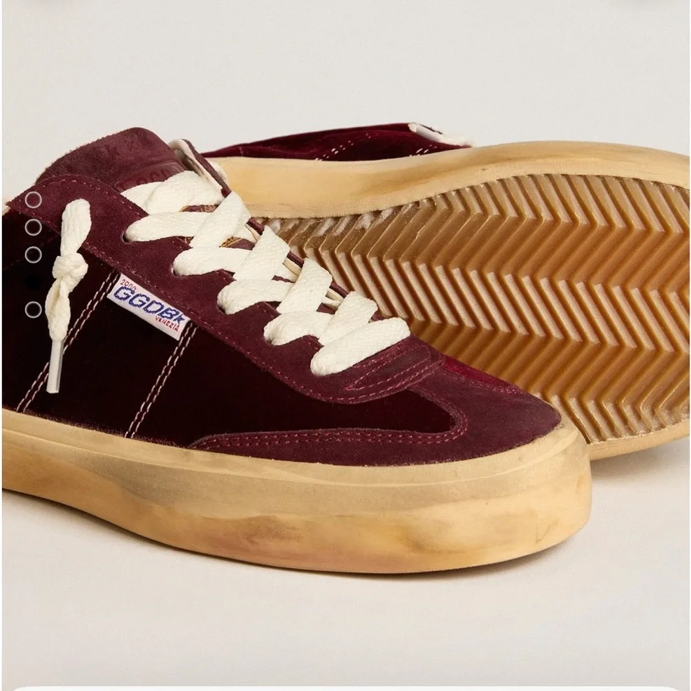 Golden Goose Burgundy Velvet Soul Stars - Picture 4 of 13
